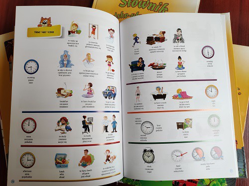 Пропонуємо для навчання ілюстровані словники для дітей англійсько-українсько-польські/